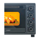 Sankey Horno Eléctrico de 38L | Freidora de Aire | Convección | Temporizador | 1600W | Gris