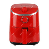 Sankey Freidora de Aire | 2L | Antiadherente | Temporizador | Control de Temperatura | Rojo