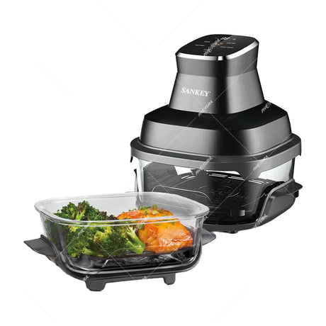 Sankey Freidora de Aire | 4L | Visión de Cocción | Fácil Limpieza | Negro