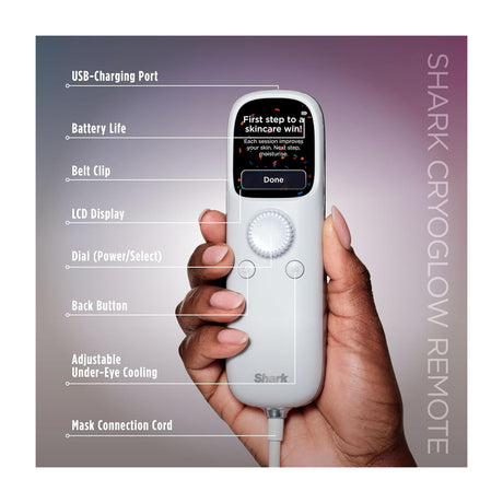 Shark CryoGlow Máscara Facial | InstaChill | Skin Sustain | Better Ageing | Blemish Repair