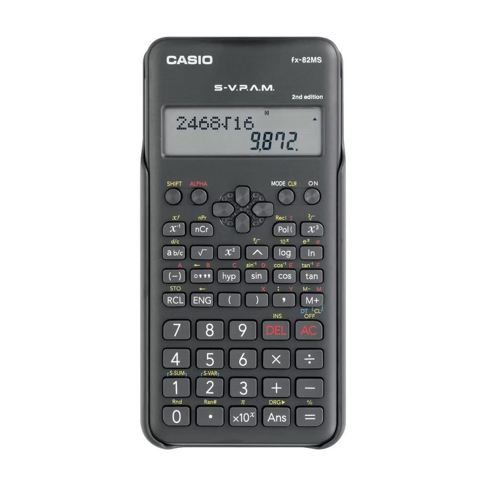 Casio Calculadora Científica de 12 Digitos | 240 Funciones | LCD de Doble Línea