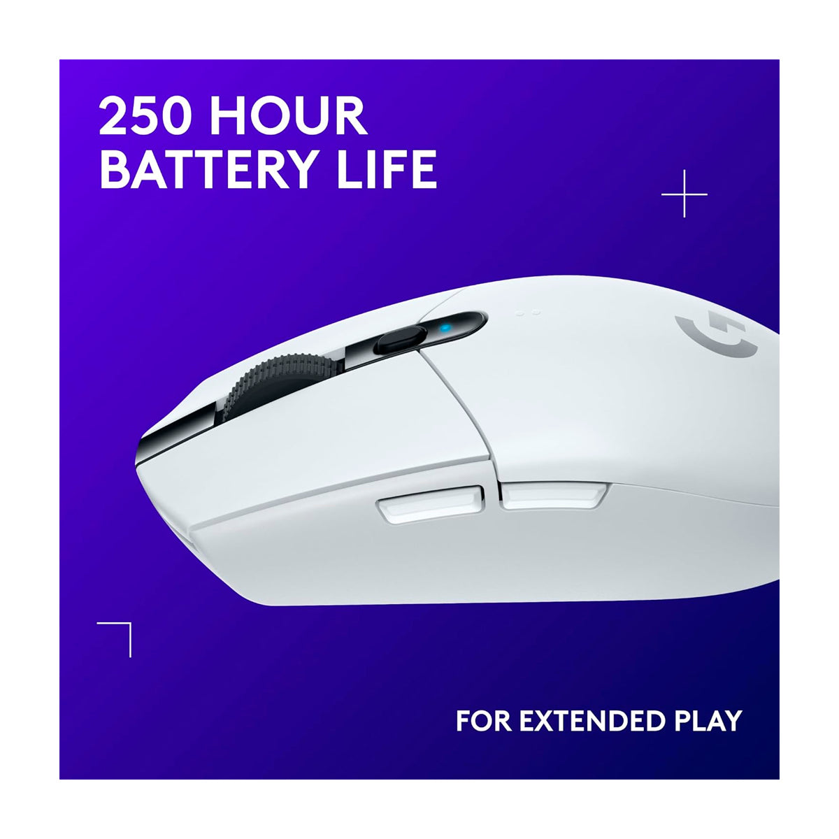 Logitech G305 LIGHTSPEED Mouse Gaming Inalámbrico | RGB | 12000 DPI | Blanco