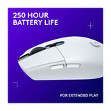 Logitech G305 LIGHTSPEED Mouse Gaming Inalámbrico | RGB | 12000 DPI | Blanco