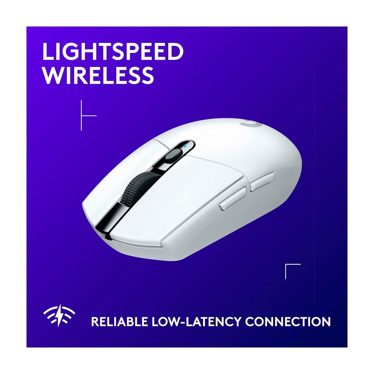 Logitech G305 LIGHTSPEED Mouse Gaming Inalámbrico | RGB | 12000 DPI | Blanco