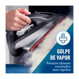 Oster GCSTAC6953 Plancha de Ropa a Vapor | 45% Mas Cobertura | Punta de Precision | Auto Limpieza / Apagado | Aero Ceramic | Sistema Anti-Calcificación | Negro Gris