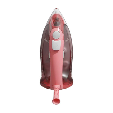 Oster GCSTBS5053 Plancha de Ropa a Vapor | 20% Mas Cobertura | Aero Ceramic | Sistema Anti-Calcificación | Rosado Blanco