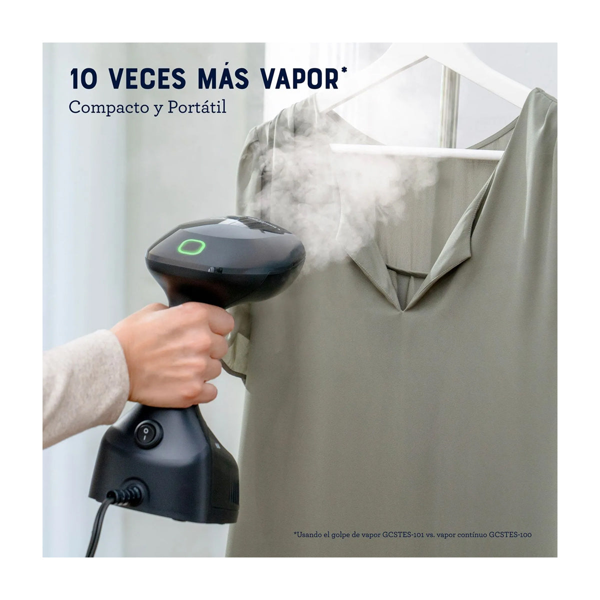 Oster GCSTES101 Vaporizador de Prendas | 15 Minutos de Vapor Continuos | Negro