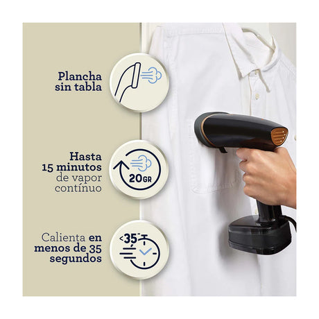 Oster GCSTFS300 Vaporizador de Prendas | 15 Minutos de Vapor Continuo | Negro