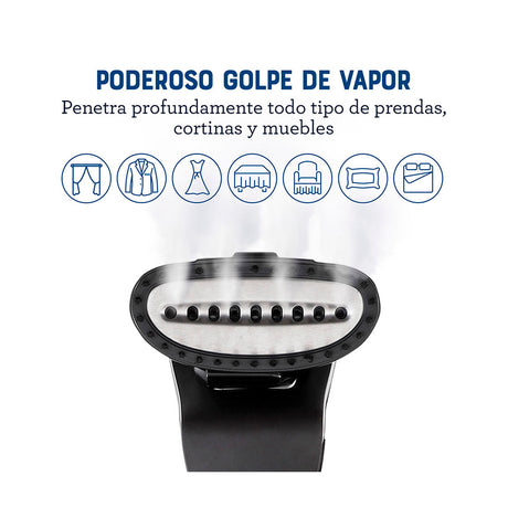 Oster GCSTGS7000 Vaporizador de Prendas de Pedestal | 360° | 1.5L | Negro