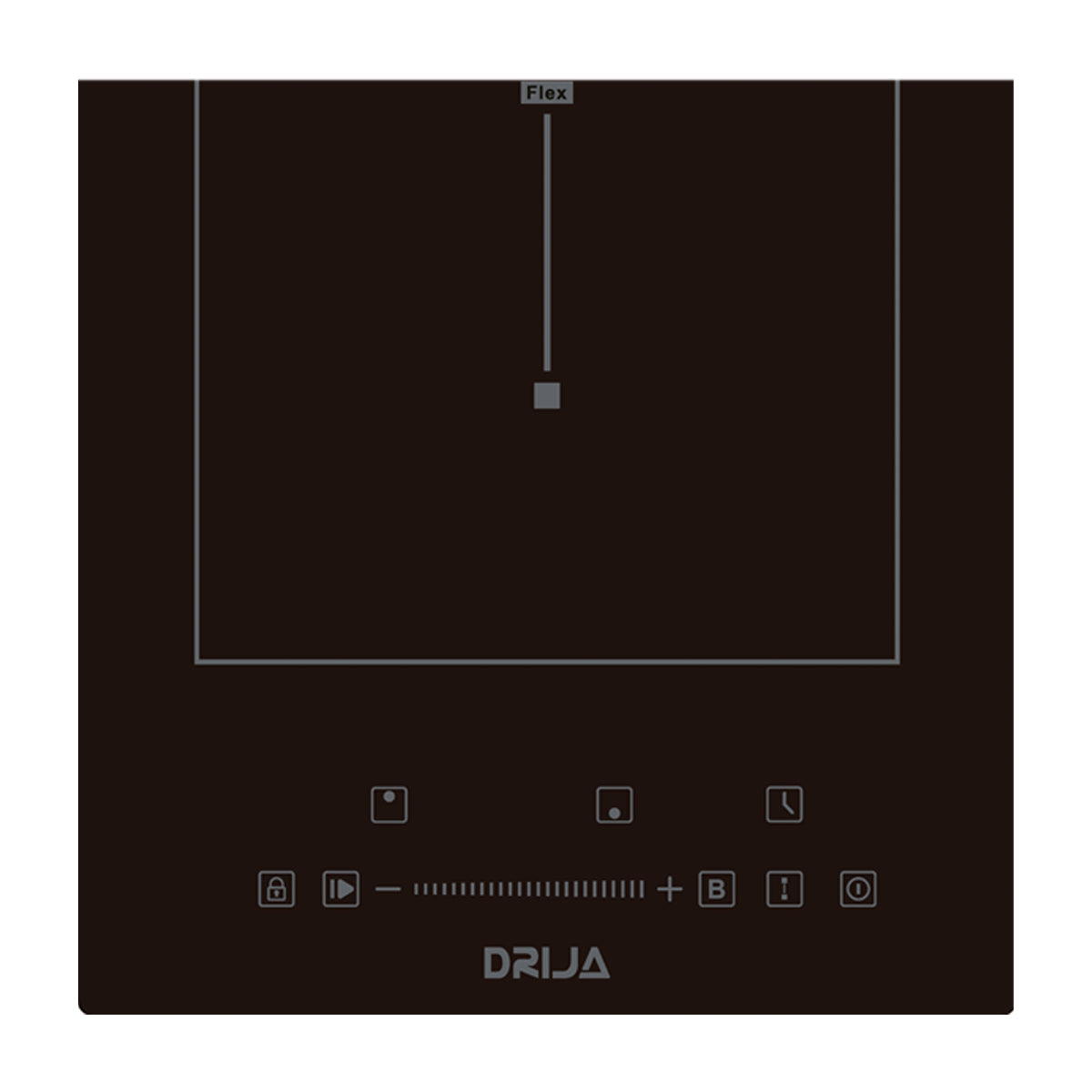 Drija Germany 30 Black Inducción Estufa Empotrable Eléctrica de Vitrocerámica | 2 Quemadores | Control Táctil
