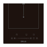 Drija Germany 30 Black Inducción Estufa Empotrable Eléctrica de Vitrocerámica | 2 Quemadores | Control Táctil
