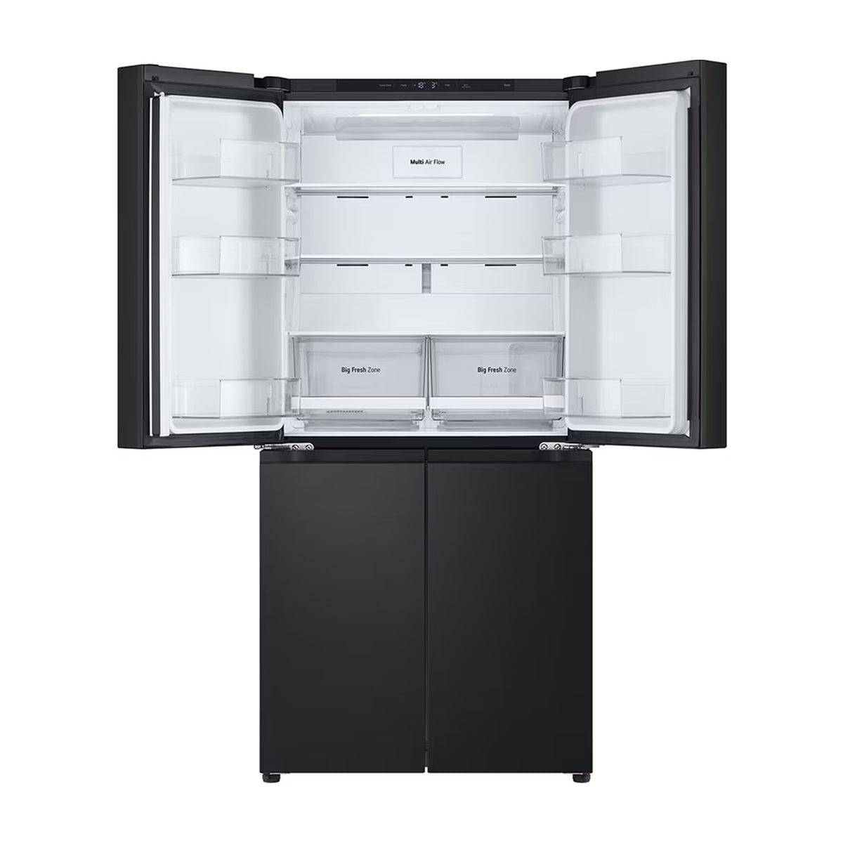 LG Refrigeradora Cross Door Smart Inverter | ThinQ | Multi Air Flow | Smart Diagnosis | 19p3 | Matte Black