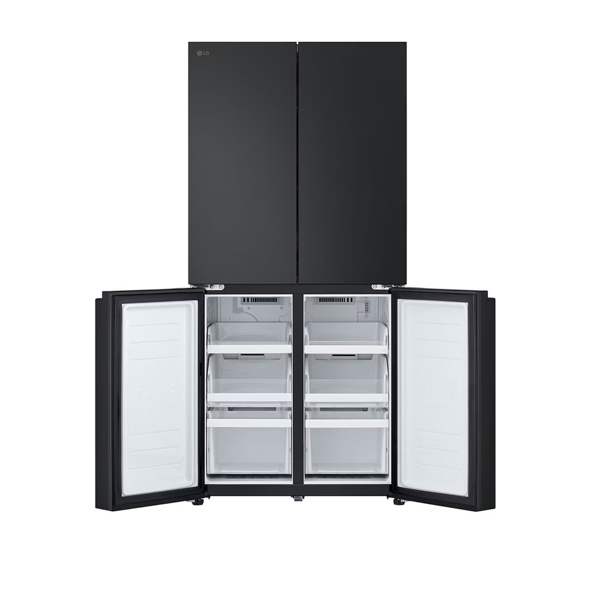 LG Refrigeradora Cross Door Smart Inverter | ThinQ | Multi Air Flow | Smart Diagnosis | 19p3 | Matte Black