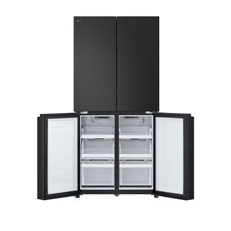 LG Refrigeradora Cross Door Smart Inverter | ThinQ | Multi Air Flow | Smart Diagnosis | 19p3 | Matte Black
