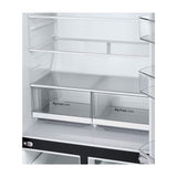 LG Refrigeradora Cross Door Smart Inverter | ThinQ | Multi Air Flow | Smart Diagnosis | 19p3 | Matte Black