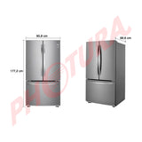 LG Refrigeradora French Door Smart Inverter de 3 Puertas | Multi Air Flow | Door Cooling + | 30p3