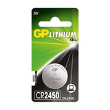 GP Batería de Litio CR2450 | 3V | 1 Unidad