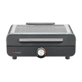 Ninja Sizzle Parrilla Eléctrica 2-en-1 para Interiores | Low Smoke Grill | Antiadherente | Placas Intercambiables | 1450W | Gris