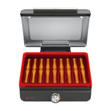 Ninja Sizzle Parrilla Eléctrica 2-en-1 para Interiores | Low Smoke Grill | Antiadherente | Placas Intercambiables | 1450W | Gris