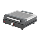 Ninja Sizzle Parrilla Eléctrica 2-en-1 para Interiores | Low Smoke Grill | Antiadherente | Placas Intercambiables | 1450W | Gris