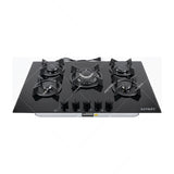 Sankey Estufa Empotrable a Gas de Vidrio Templado | 75cm | 5 Quemadores | Encendido por Pulso