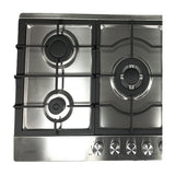 Sankey Estufa Empotrable a Gas de Acero Inoxidable | 75cm | 5 Quemadores | Encendido por Pulso