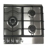 Sankey Estufa Empotrable a Gas de Acero Inoxidable | 75cm | 5 Quemadores | Encendido por Pulso