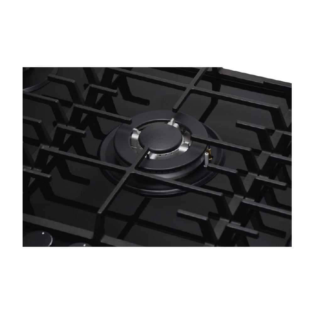 Sankey Estufa Empotrable a Gas de Vidrio Templado | 87cm | 5 Quemadores | Encendido por Pulso