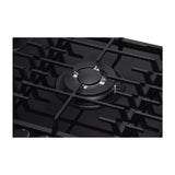 Sankey Estufa Empotrable a Gas de Vidrio Templado | 87cm | 5 Quemadores | Encendido por Pulso