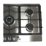 Sankey Estufa Empotrable a Gas de Acero Inoxidable | 86cm | 5 Quemadores | Encendido por Pulso