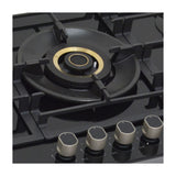 Sankey Estufa Empotrable a Gas de Vidrio Templado | 90cm | 5 Quemadores | Encendido por Pulso