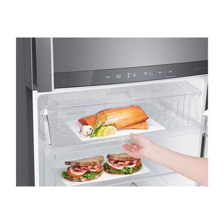 LG Refrigeradora Top Freezer Smart Inverter | Linear Cooling | Multi Air Flow | Door Cooling + | Dispensador de Agua | 18.08p3