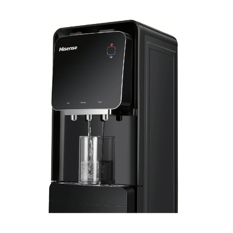 Hisense Dispensador de Agua Fría/Caliente/Ambiente | Carga Inferior | Capacidad de 20L | Negro