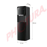 Hisense Dispensador de Agua Fría/Caliente/Ambiente | Carga Inferior | Capacidad de 20L | Negro