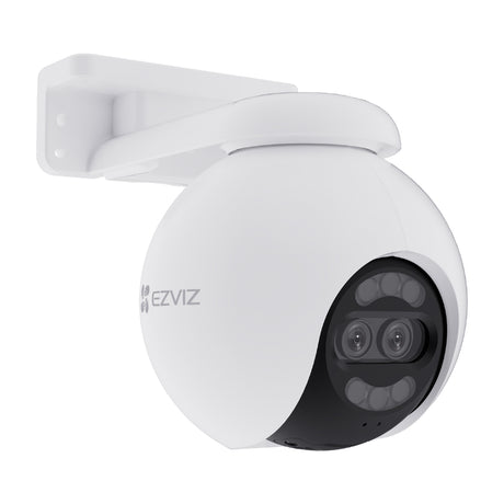 EZVIZ H80x Dual Cámara de Seguridad WiFi para Casa | Dual 4K | Visión Panorámica 360º | Lentes Duales Inteligentes | Visión Nocturna ColorFULL | Detección de Movimiento