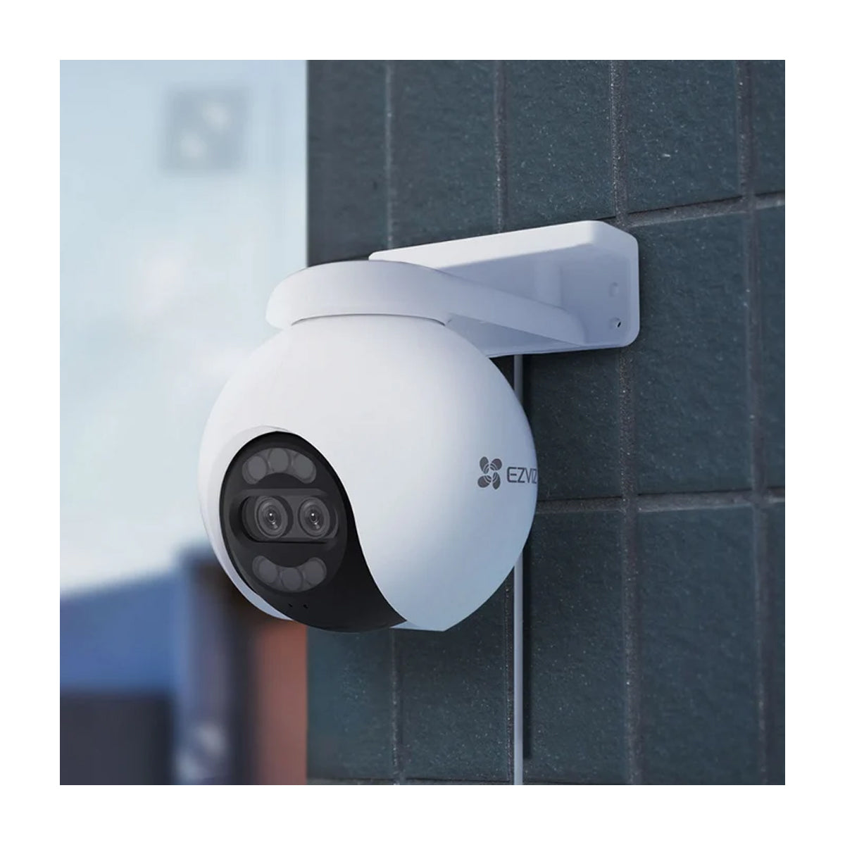 EZVIZ H80x Dual Cámara de Seguridad WiFi para Casa | Dual 4K | Visión Panorámica 360º | Lentes Duales Inteligentes | Visión Nocturna ColorFULL | Detección de Movimiento