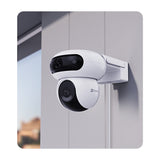 EZVIZ H90 Cámara de Seguridad WiFi para Casa | Dual 2K+ | Visión Panorámica 360º | Visión Nocturna a Color | Detección de Movimiento | Modo Patrulla