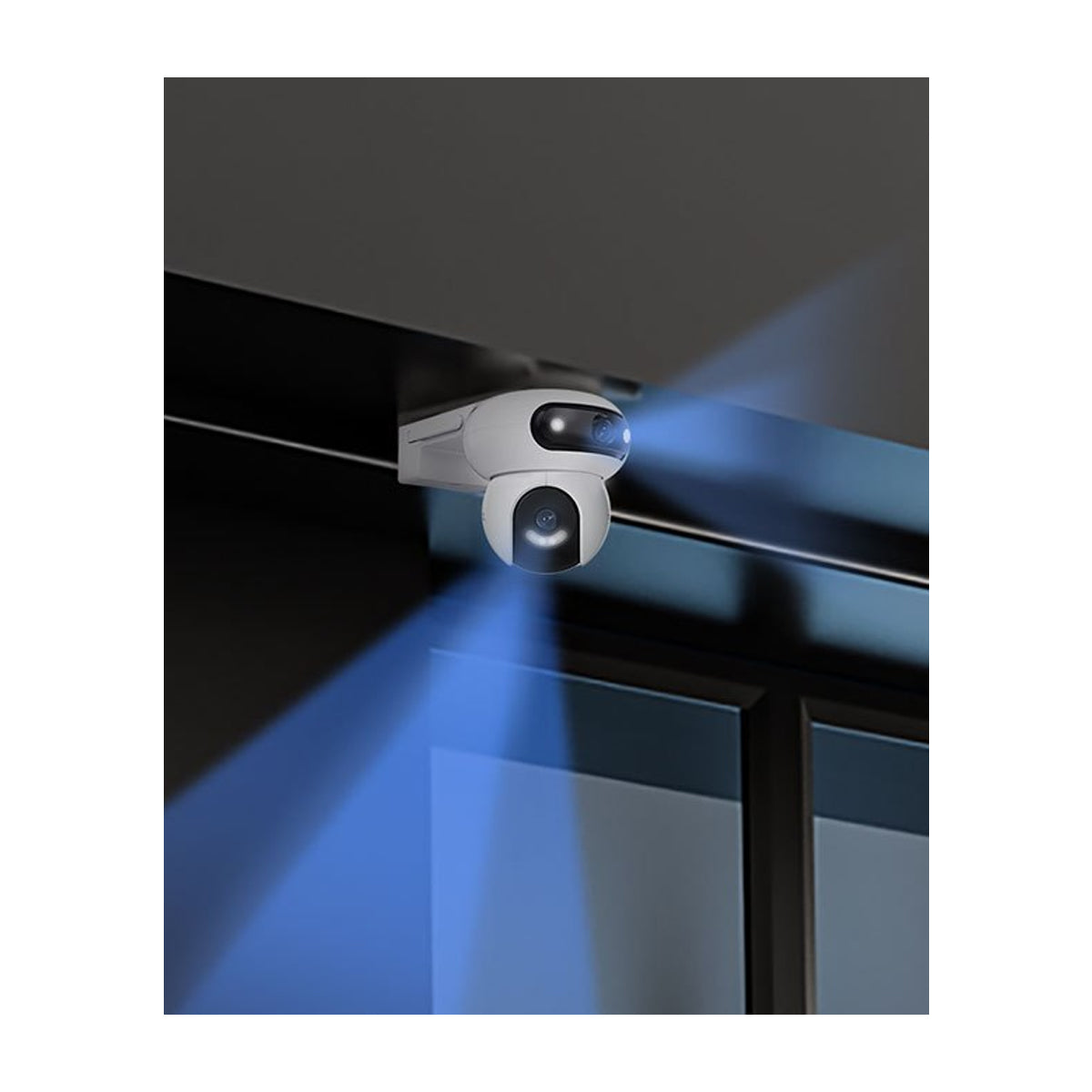 EZVIZ H90 Cámara de Seguridad WiFi para Casa | Dual 2K+ | Visión Panorámica 360º | Visión Nocturna a Color | Detección de Movimiento | Modo Patrulla