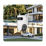 EZVIZ H9c Dual 4G Cámara de Seguridad WiFi para Casa | Dual 3K | Visión Panorámica 360º | Conectividad dual 4G & Wi-Fi | Visión Nocturna a Color | Detección de Movimiento