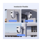 EZVIZ H9c Dual 4G Cámara de Seguridad WiFi para Casa | Dual 3K | Visión Panorámica 360º | Conectividad dual 4G & Wi-Fi | Visión Nocturna a Color | Detección de Movimiento