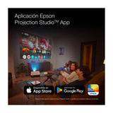 Epson Flex EF-71 Proyector Smart | Google TV | FHD | 3LCD | 700 Lúmenes | 30" - 150" | 16:9 | WiFi | Bluetooth | Altavoces de Audio Bose | Base Ajustable