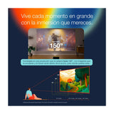 Epson EF-30 Proyector Portátil Smart | Google TV | FHD | 3LCD | 350 Lúmenes | 30" - 150" | 16:9 | WiFi | Bluetooth | Altavoces de Audio Dolby