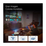 Epson EF-30 Proyector Portátil Smart | Google TV | FHD | 3LCD | 350 Lúmenes | 30" - 150" | 16:9 | WiFi | Bluetooth | Altavoces de Audio Dolby