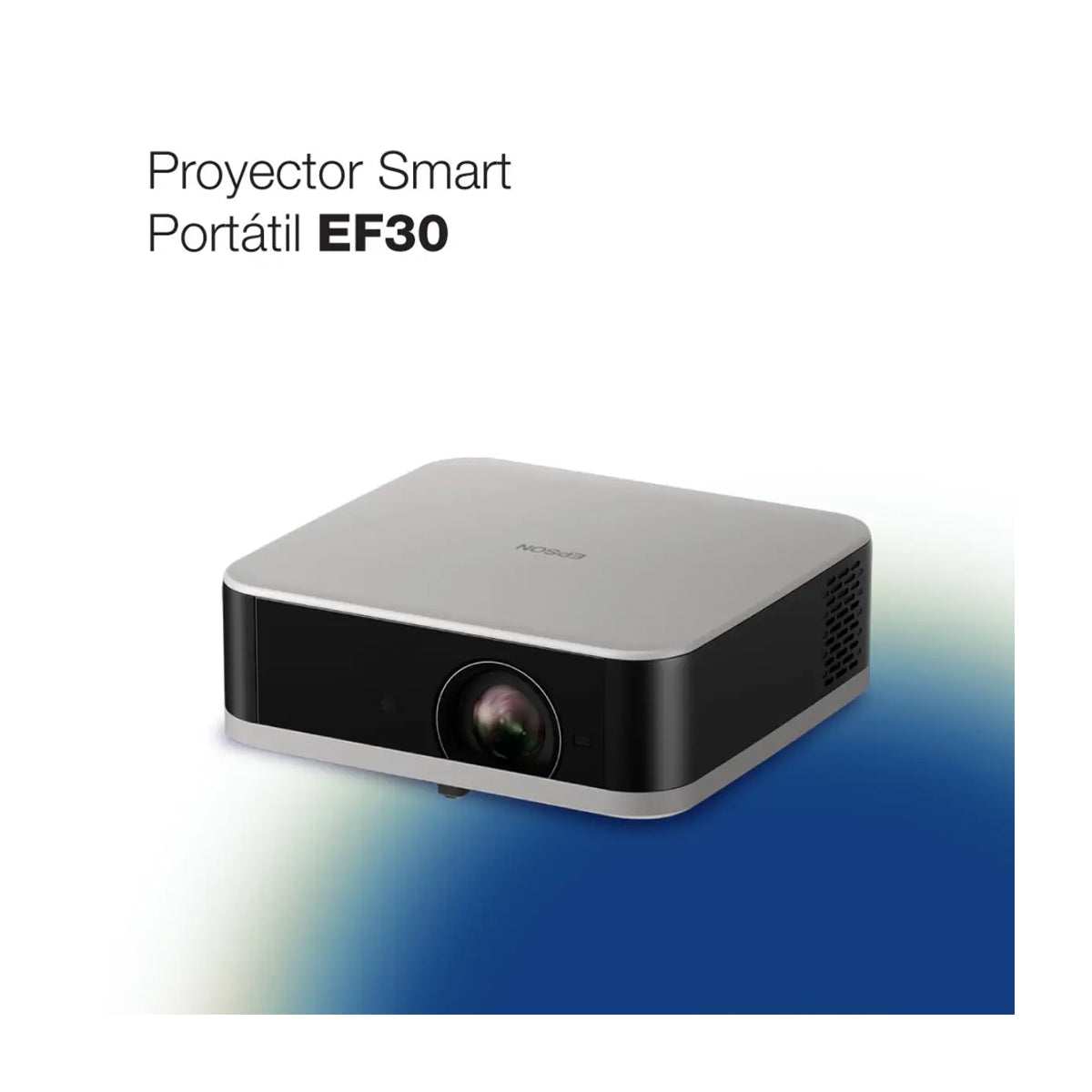 Epson EF-30 Proyector Portátil Smart | Google TV | FHD | 3LCD | 350 Lúmenes | 30" - 150" | 16:9 | WiFi | Bluetooth | Altavoces de Audio Dolby