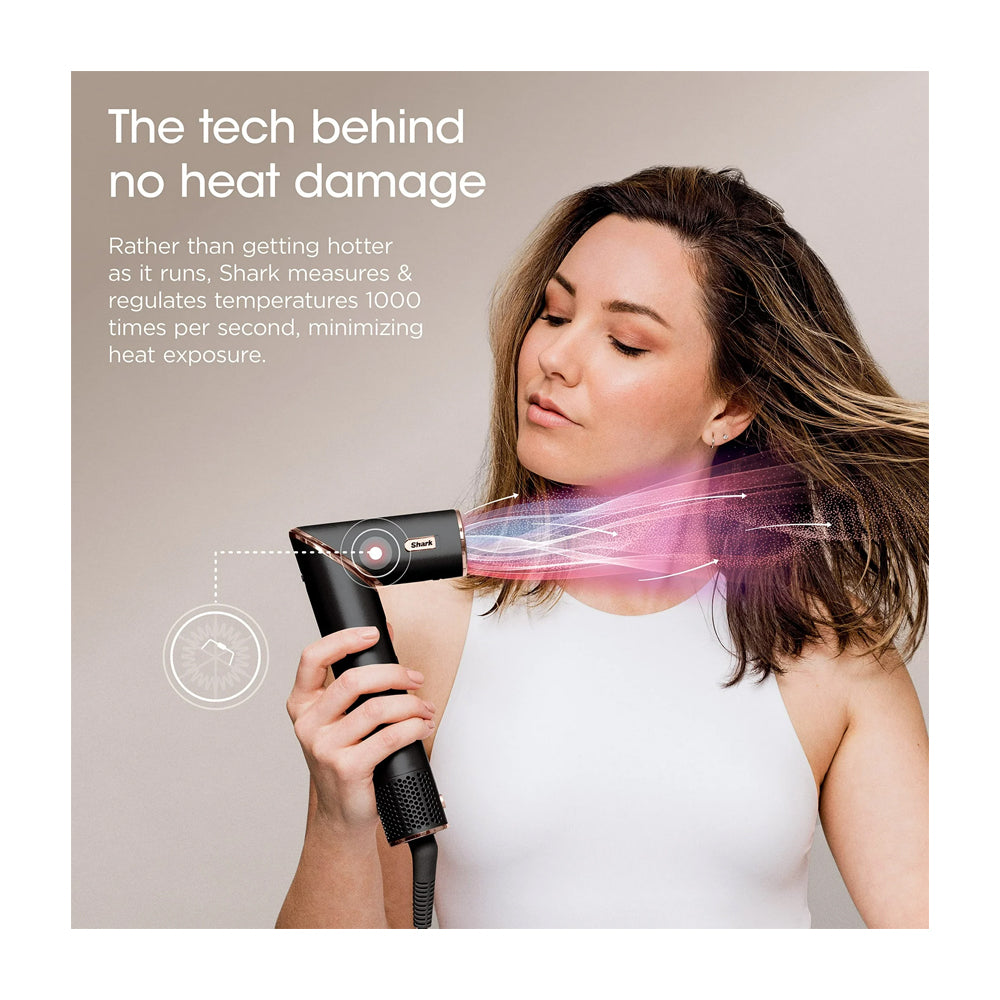 Shark FlexStyle Cepillo Secador 4-en-1 | Multi-Estilizador | All Hair | Negro