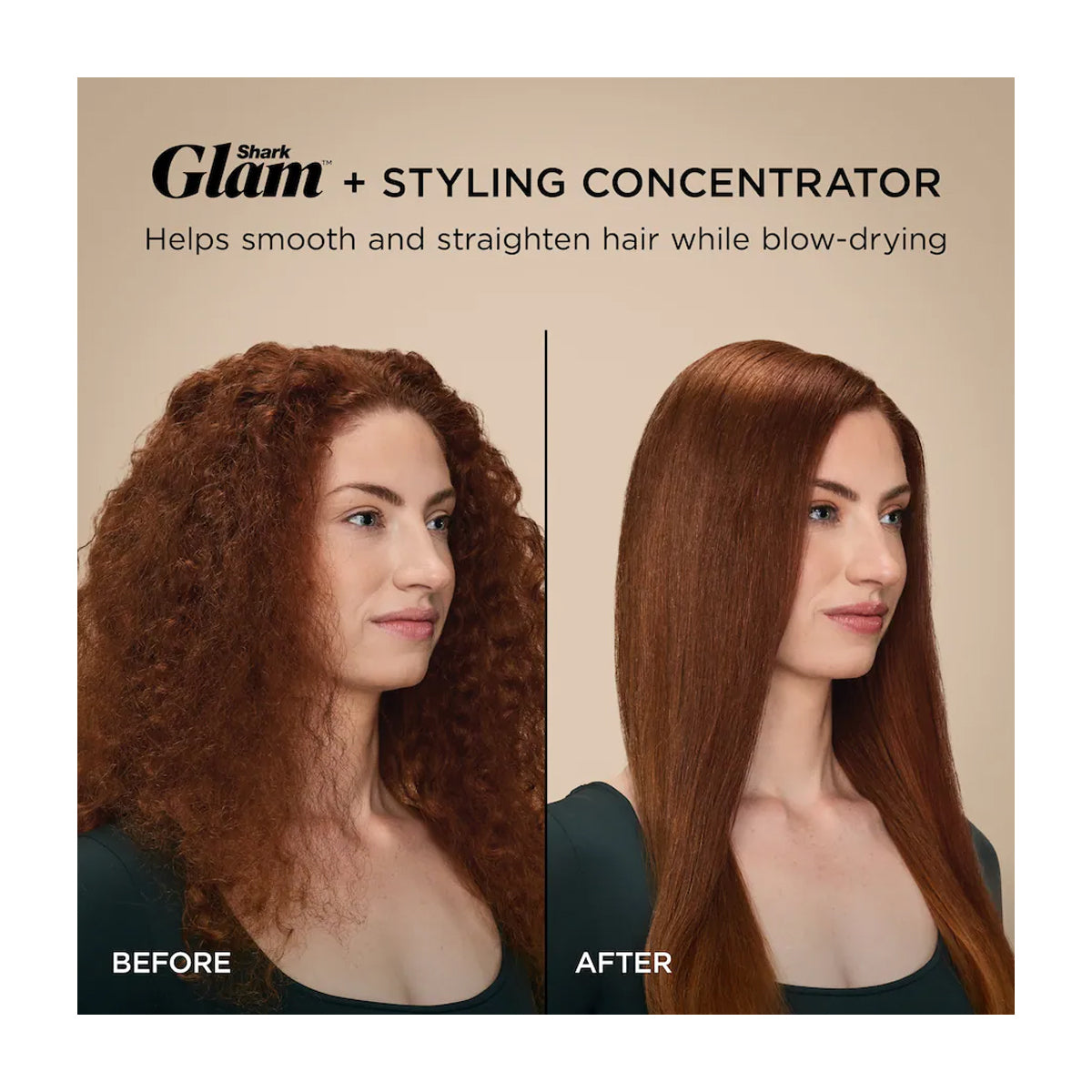 Shark Glam Cepillo Secador 5-en-1 | Multi-Estilizador | Air Styler Straightener | Gold