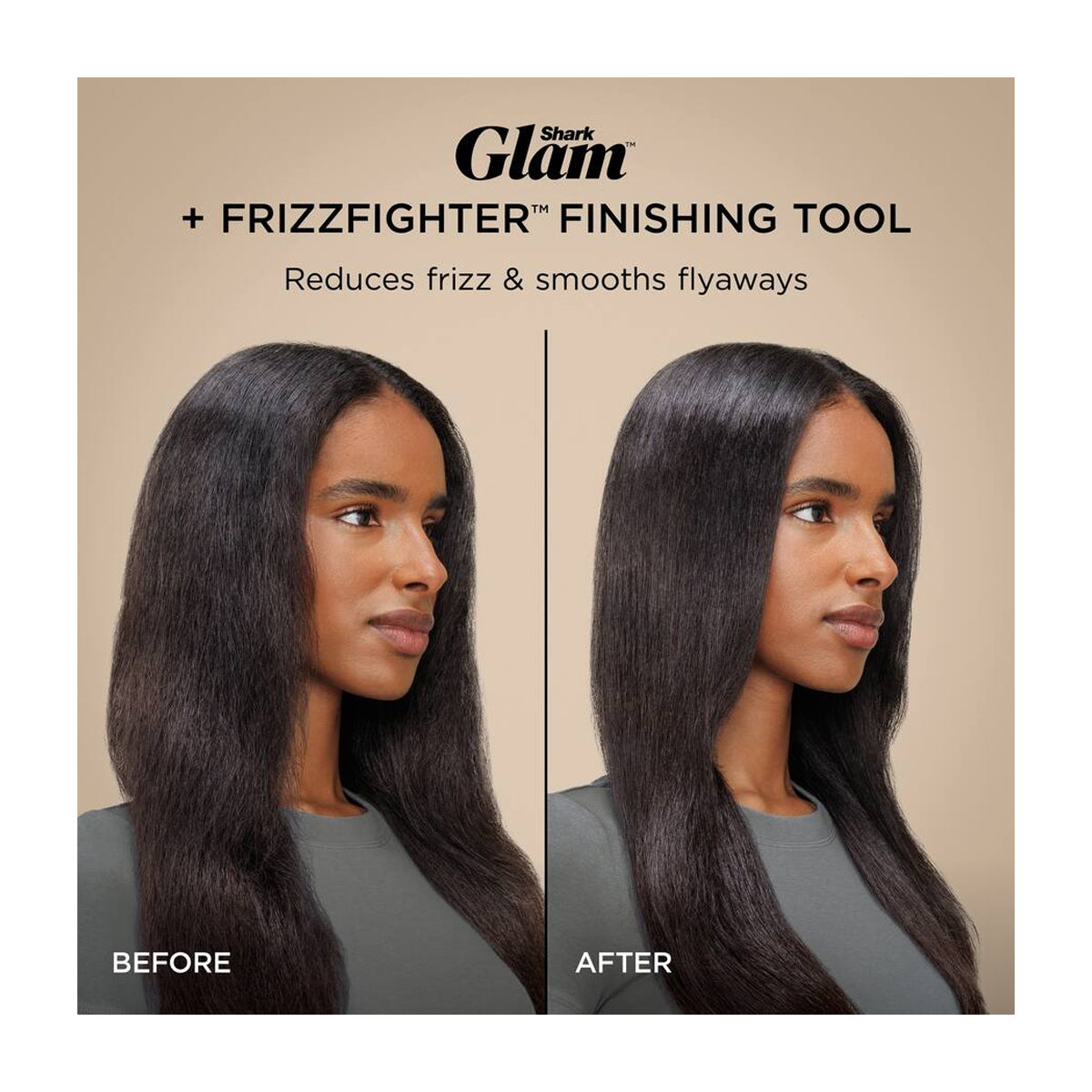 Shark Glam Cepillo Secador 5-en-1 | Multi-Estilizador | Air Styler Straightener | Gold