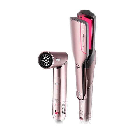 Shark FlexFusion Cepillo Secador 5-en-1 | Multi-Estilizador | Air Styler Straightener | Cosmic Blush