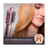 Shark FlexFusion Cepillo Secador 5-en-1 | Multi-Estilizador | Air Styler Straightener | Cosmic Blush