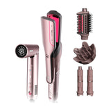 Shark FlexFusion Cepillo Secador 5-en-1 | Multi-Estilizador | Air Styler Curly | Cosmic Blush